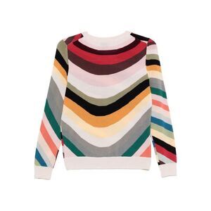 PS PAUL SMITH Women's Multi-Stripe Crew Neck Sweater Women MULTICOLOUR Sweaters